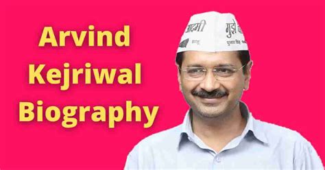 arvind kejriwal early life and biography